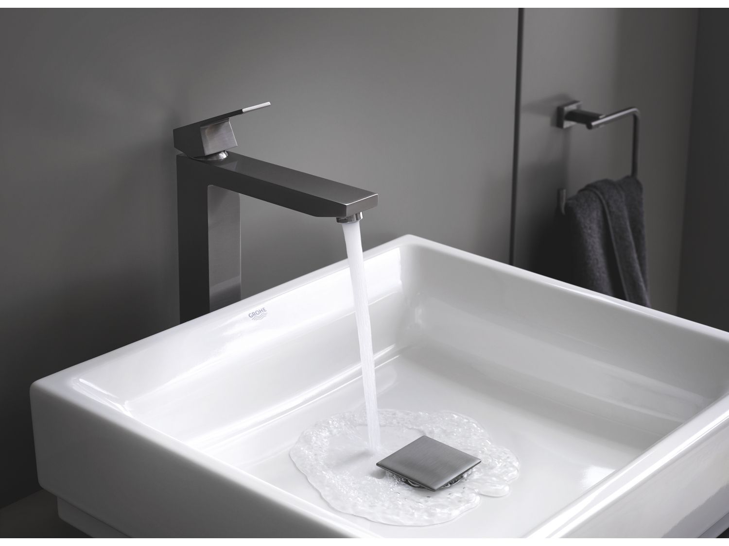 Смеситель для раковины с ограничителем температуры Grohe Eurocube ARCH-00113127 - Вид №8