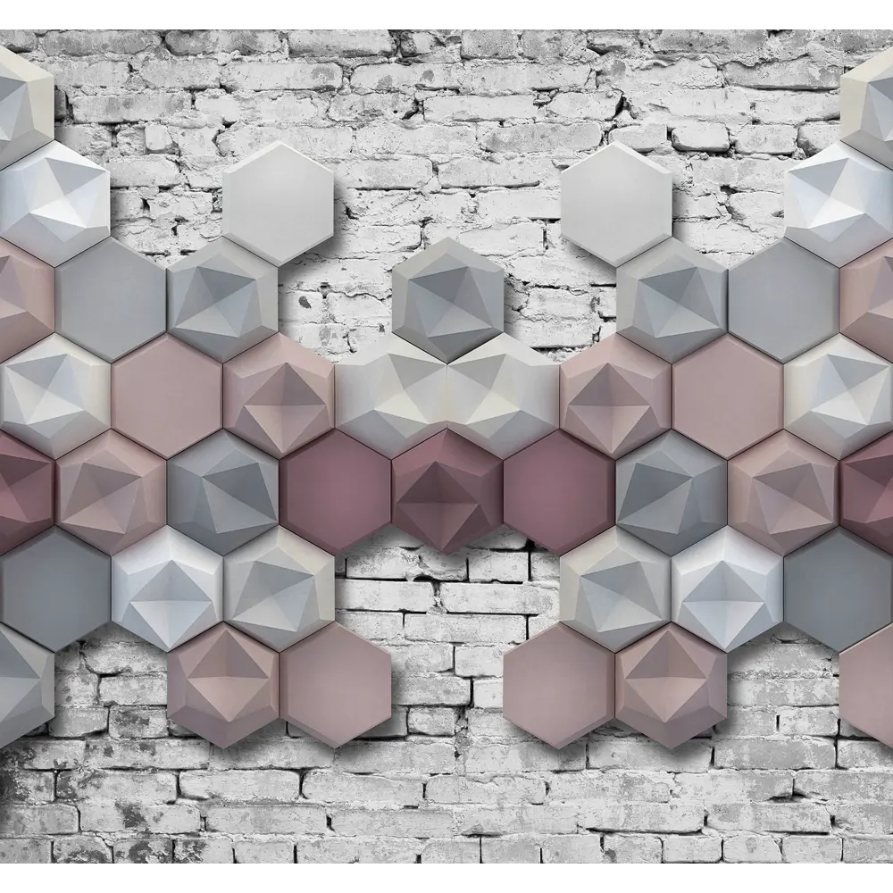 Фотообои 3D Flizart «Стереометрия», флизелиновые, 300x280 см FBRUSH STLM-2118888