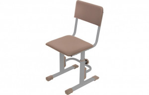 vpk-0001557.77 Стул для школьника регулируемый Polini kids City / Polini kids Smart L, серый-макиато ВПК (Тополь)