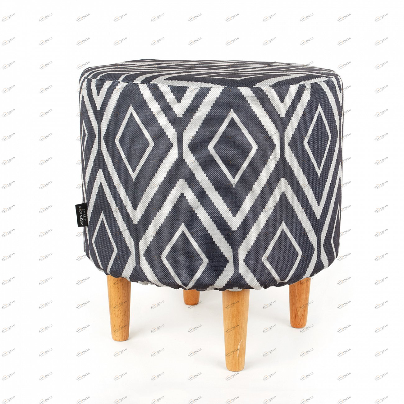 Пуфик круглый на ножках серый Ultima ARBEN DECOR MAGIC ULTIMA 00-3833292 Серый