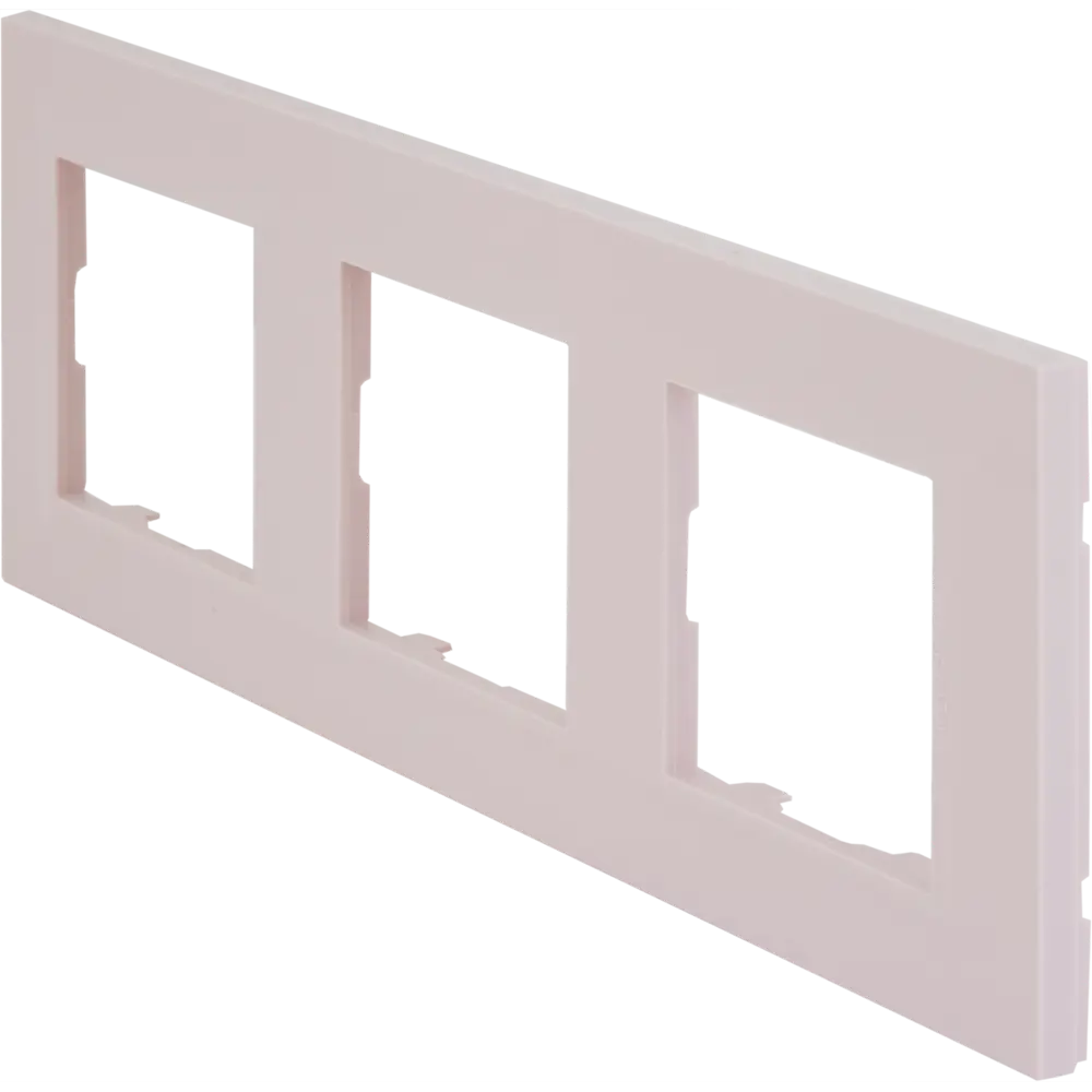 Рамка Legrand Structura на 3 поста в нежном розовом цвете 82064636 STLM-0018625 - Вид №2