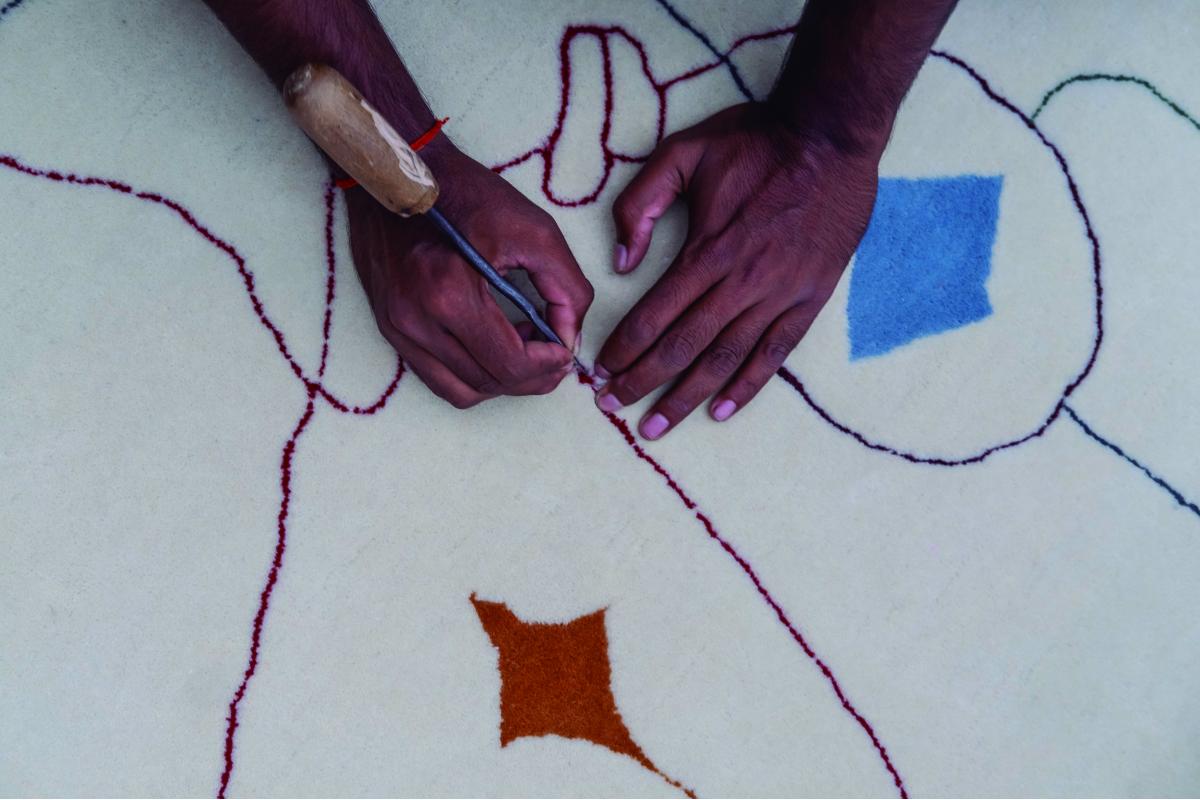 085218 Уличный ковер Nanimarquina Silhouette Santreyd - Вид №1