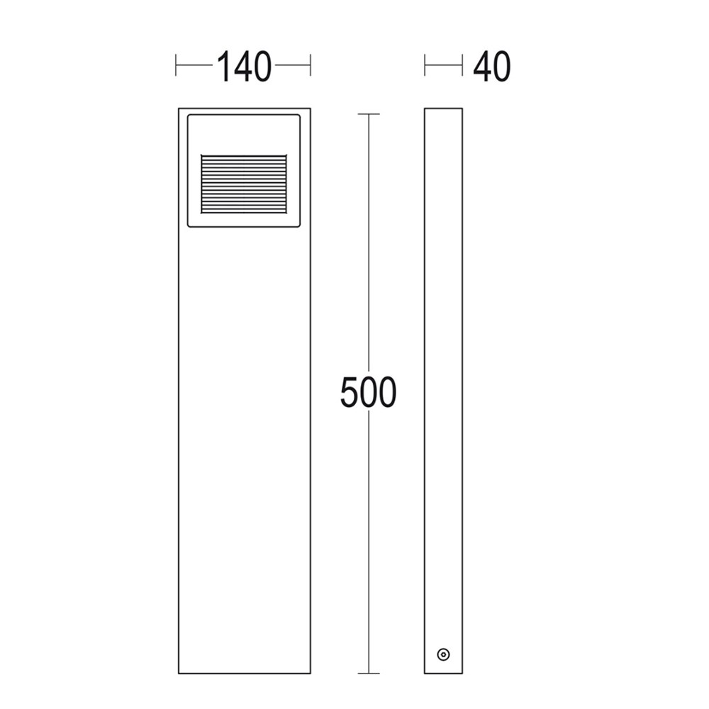 Verso Flat P 500 Ghidini Verso Flat P .05 Темно-Cерый (Матовый)  - Вид №1