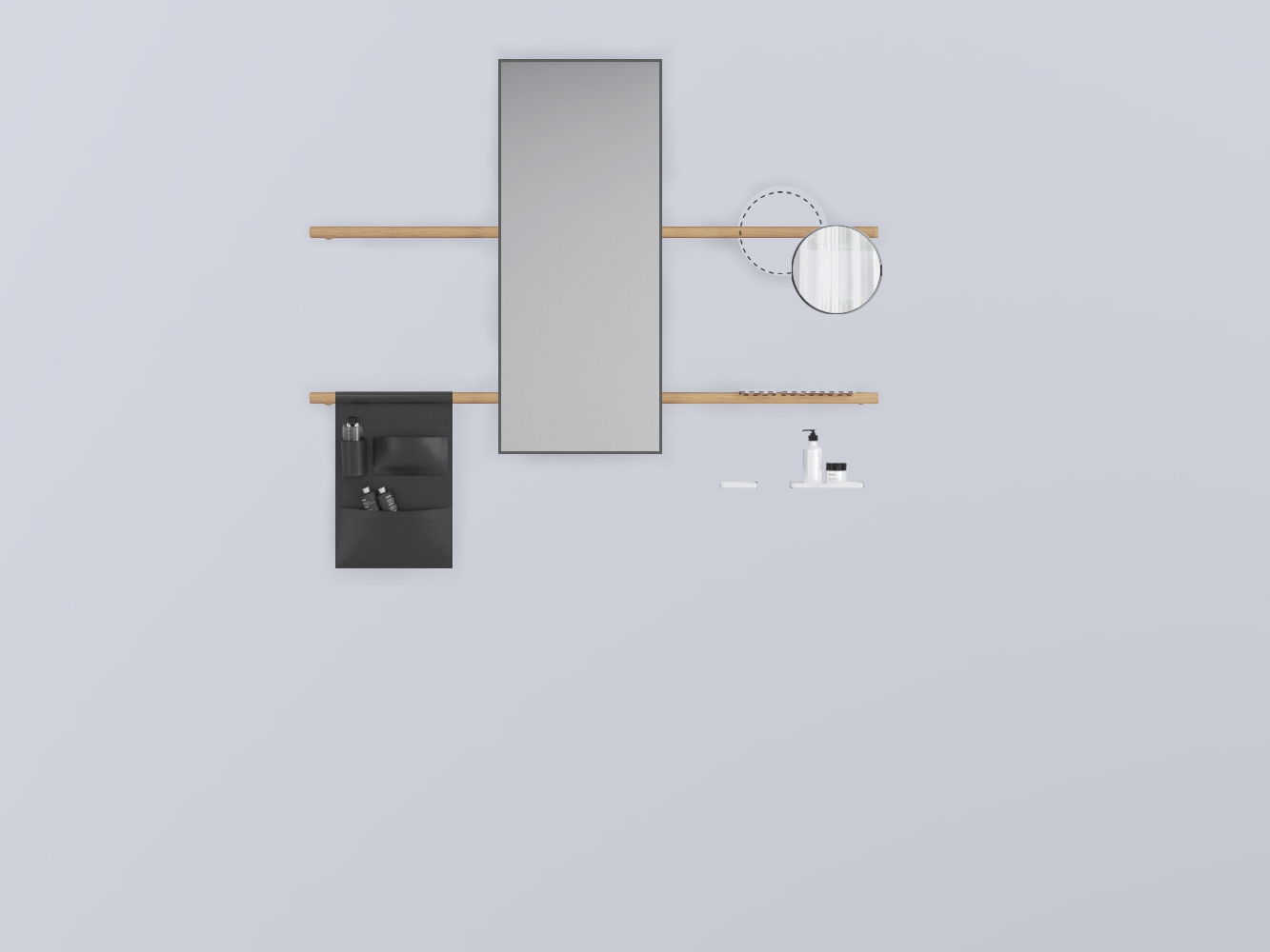 SWSTRE-RN+SWSPR-CM+SWSPI-NM+SWM10-BI+SWM20-BI+SWSCR-NE . прямоугольный дерево cielo Siwa Ceramica Cielo