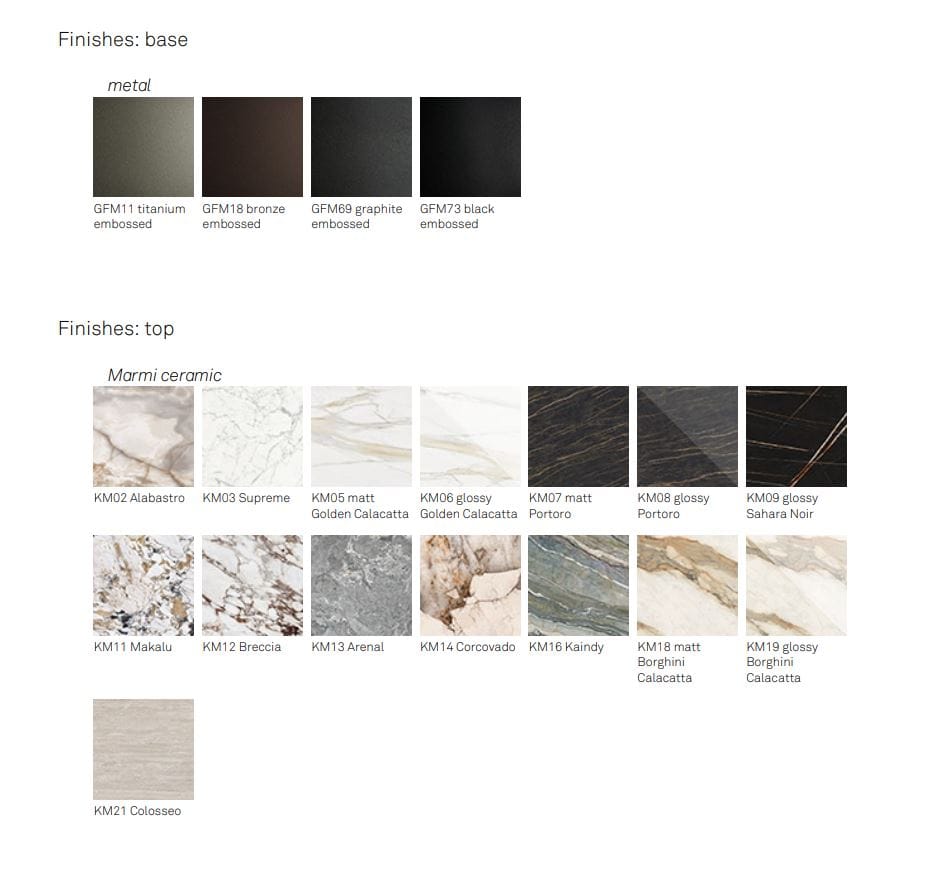 Стальной стол и керамическая столешница Cattelan italia ELIOT KERAMIK ARCH-00093127 - Вид №4