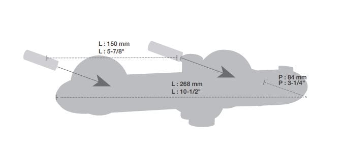 Термостатический смеситель для ванны BARIL VAL-2615-01 ARCH-00102670 - Вид №2