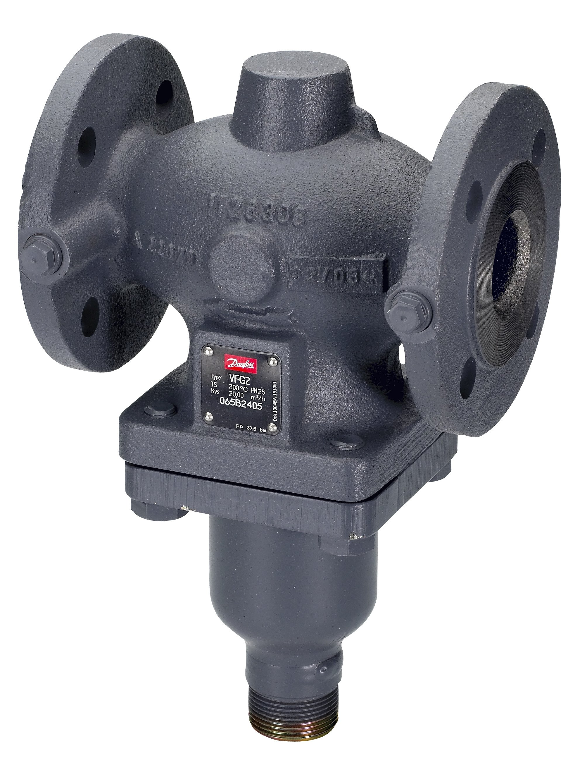 Danfoss Клапан универсальный VFGS 2 фланцевый Кл. рег. универс. VFGS2 PN40 20/6,3 фл. 065B2454  - Вид №13