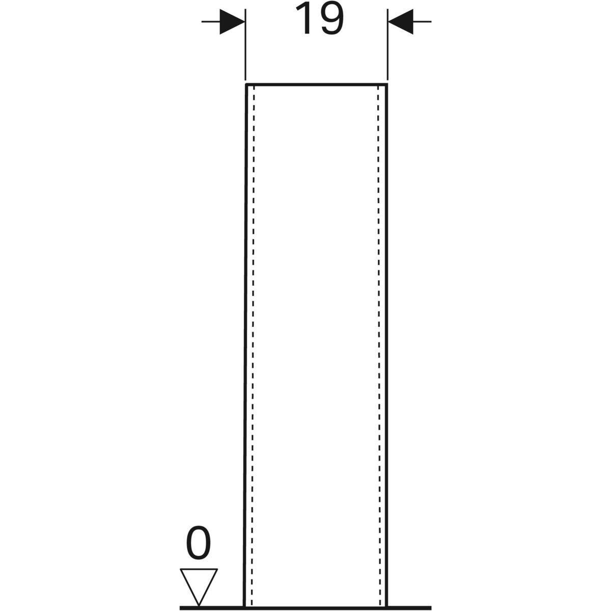 Колонка для умывальника Geberit Selnova ARCH-00015030 - Вид №2