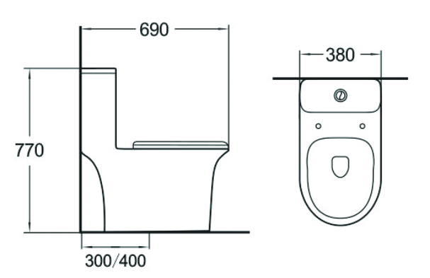 SL-5009 Унитаз подвесной LAB.Space  - Вид №1