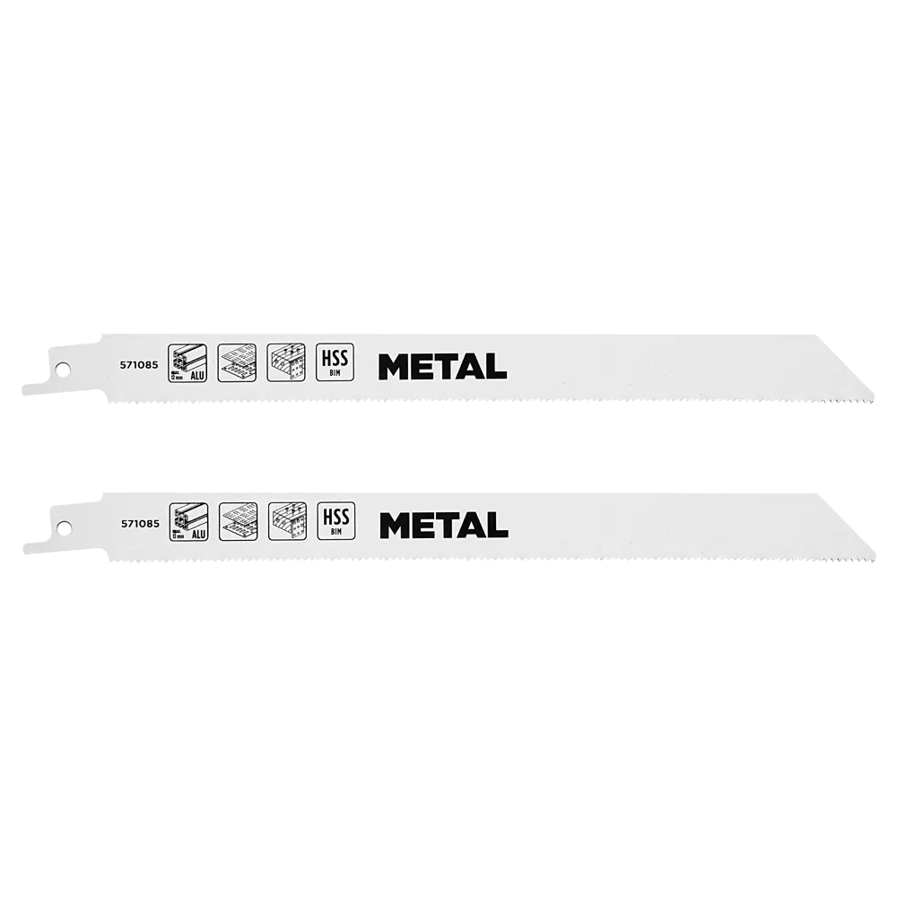 Набор полотен для сабельной пилы по дереву и металлу KWB 571085, 2 шт STLM-2168677
