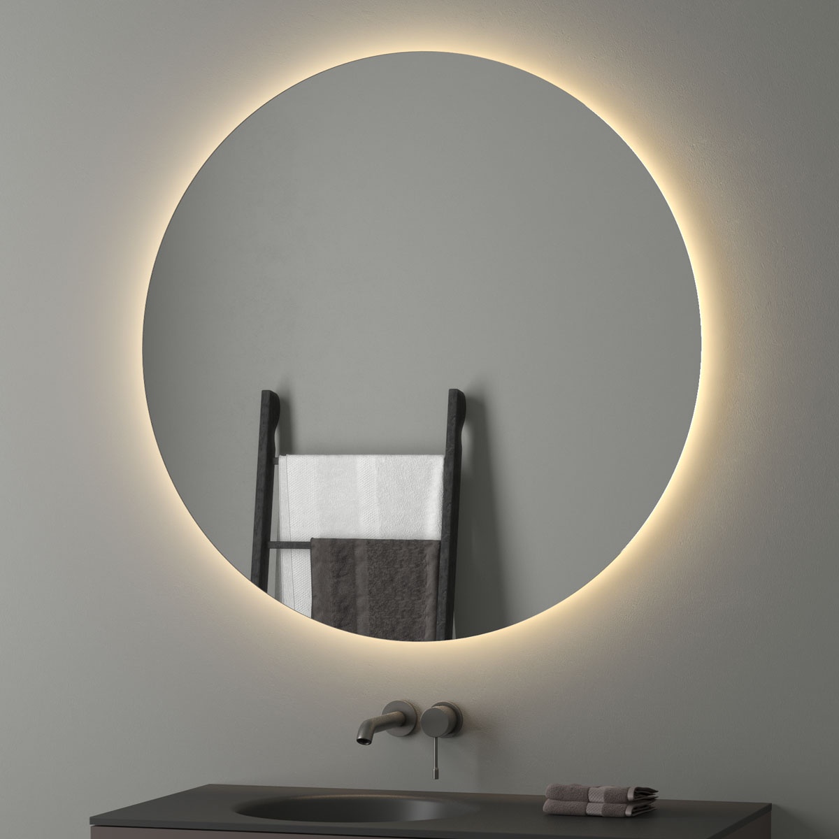 BY 2557 Зеркало с LED-подсветкой 27 W EVOFORM Ledshine - Вид №5