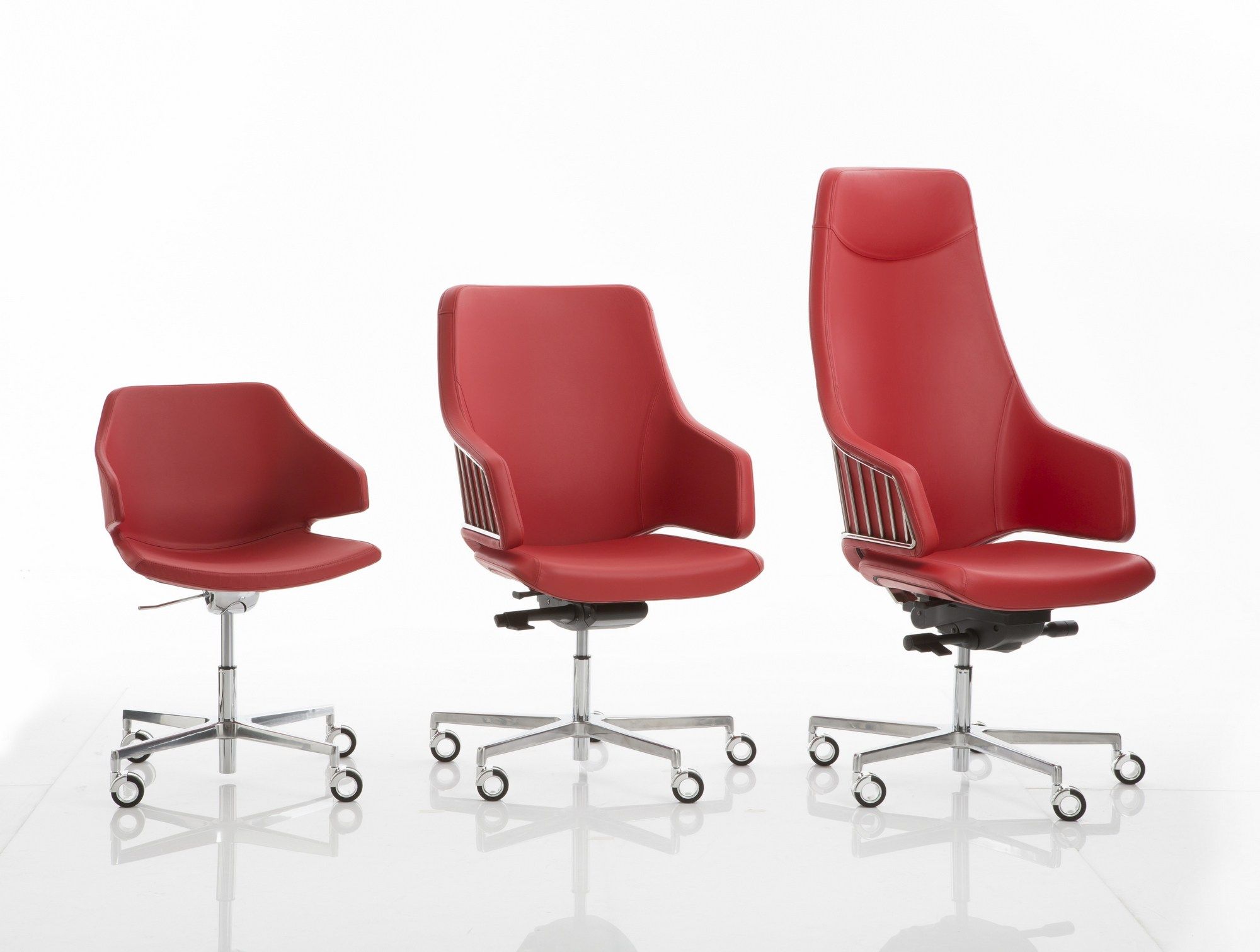 Офисное кресло с регулируемой высотой и колесами с 5 спицами Luxy Италия ARCH-00051429 - Вид №1