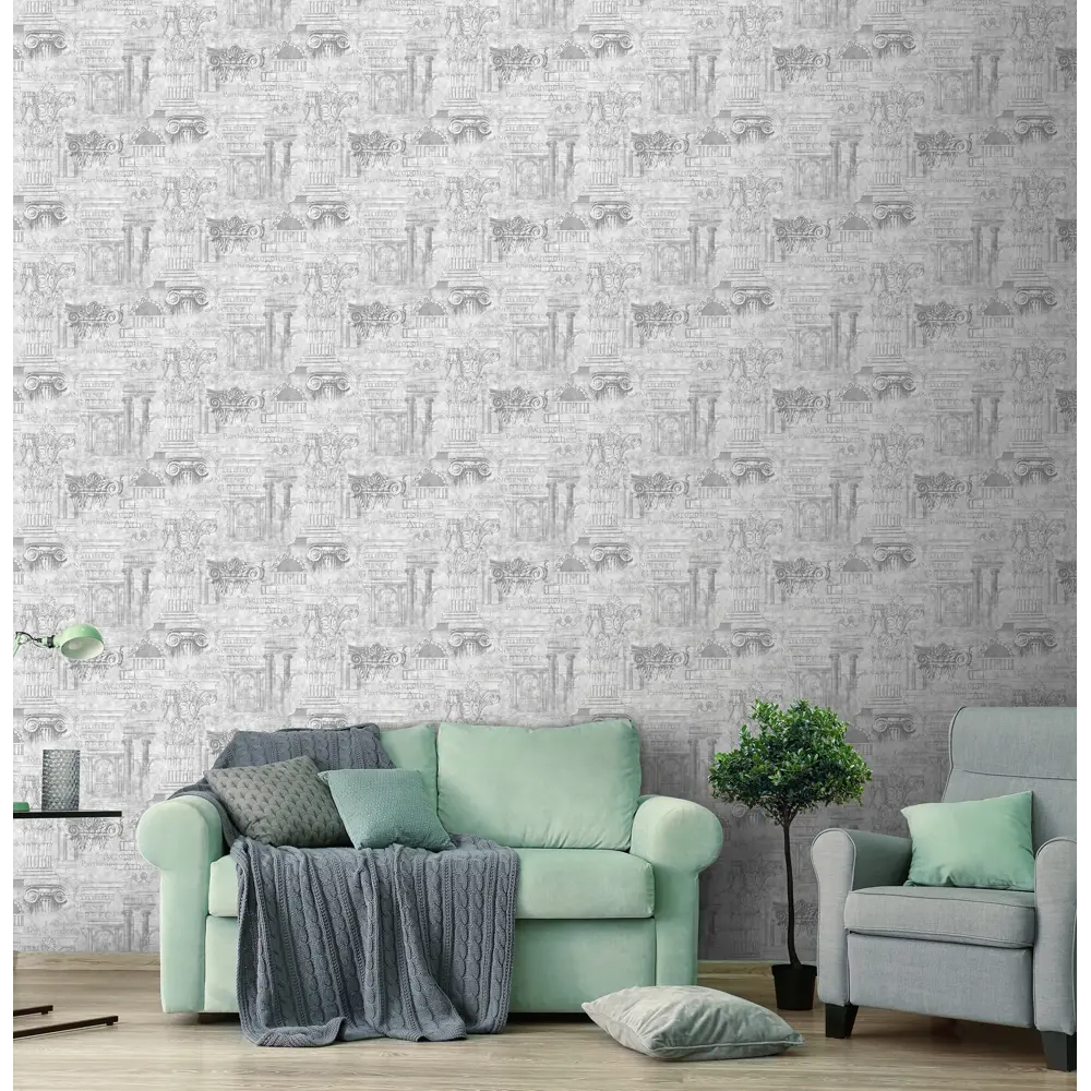 Обои флизелиновые Аспект Афины серые 1.06 м 70164-14 АСПЕКТ РУ STLM-2194949 - Вид №4