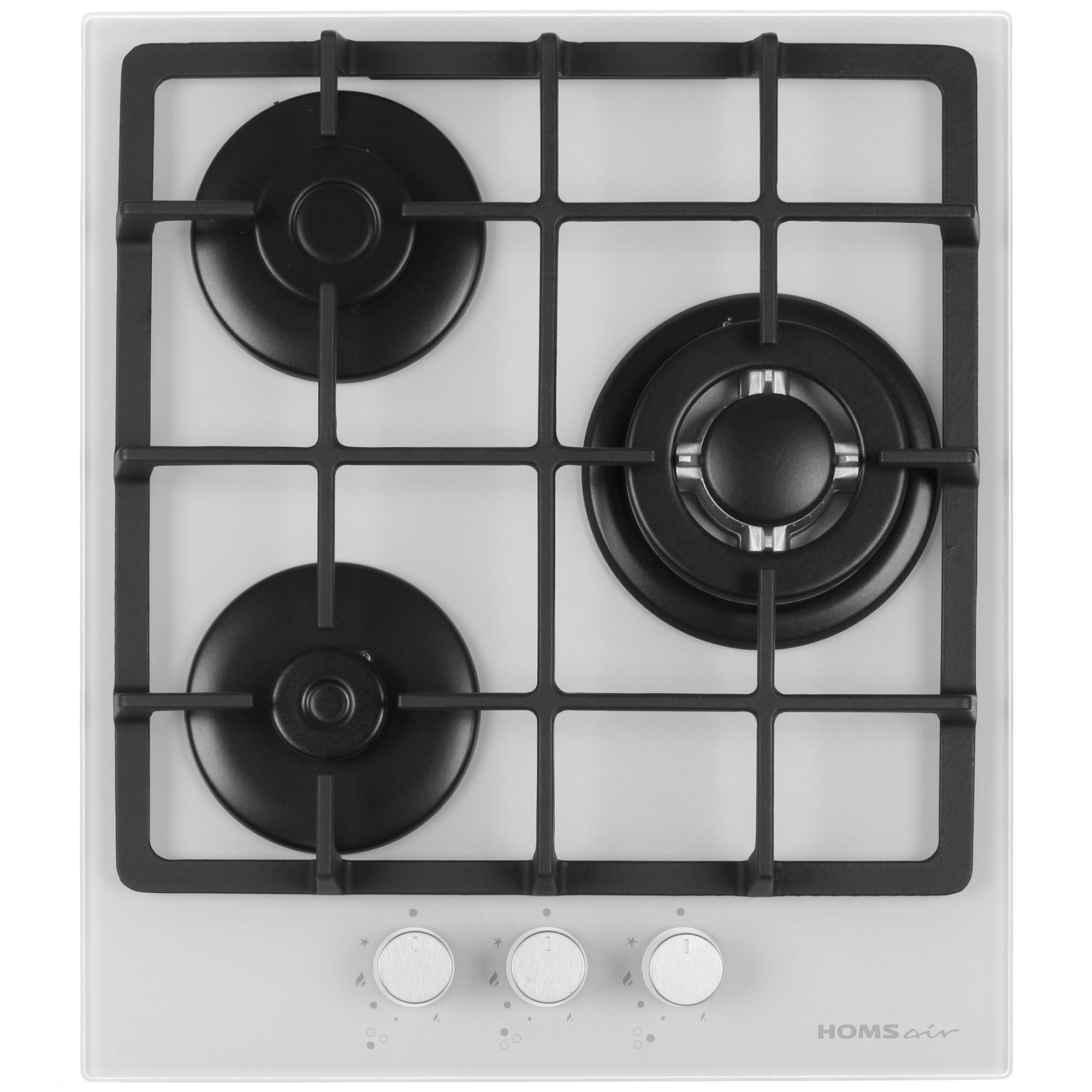 8160050 Газовая варочная поверхность HOMSair HGG433TGCWH STDN-0051371
