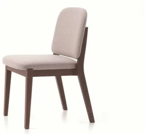 Very Wood Штабелируемый стул из ткани Chelsea