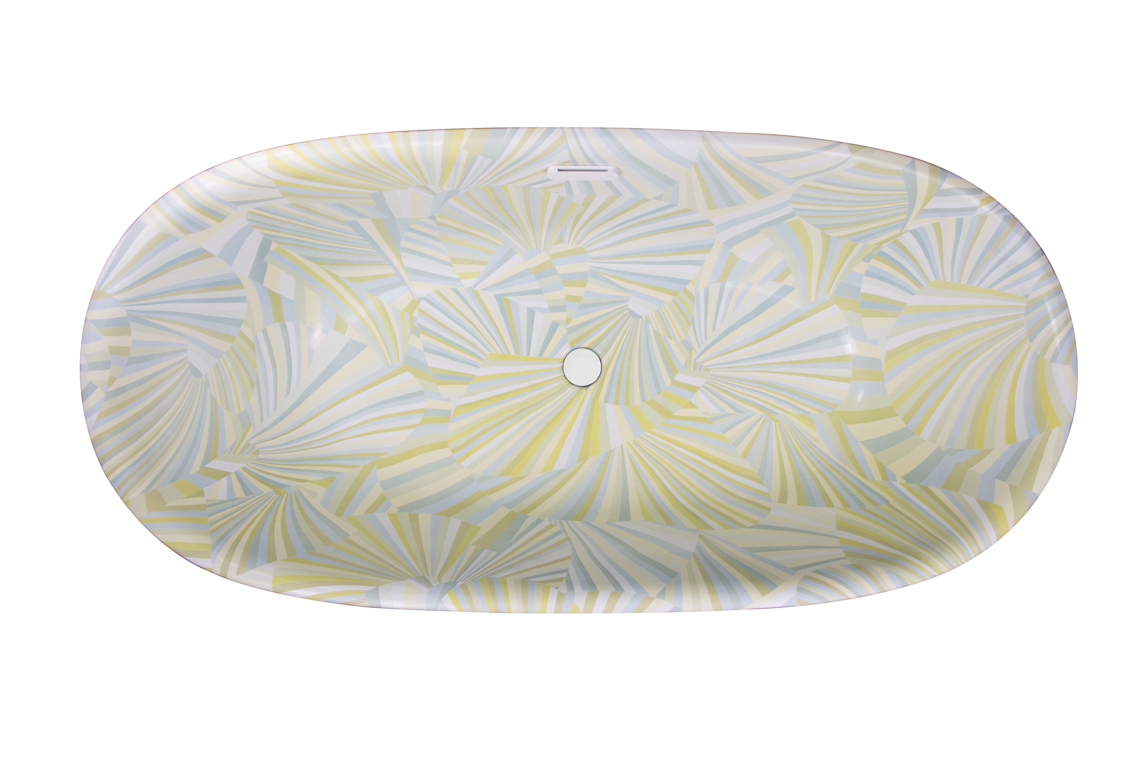 Эмалированная стальная центральная овальная ванна KALDEWEI Avocado Dreams ARCH-00045450 - Вид №1