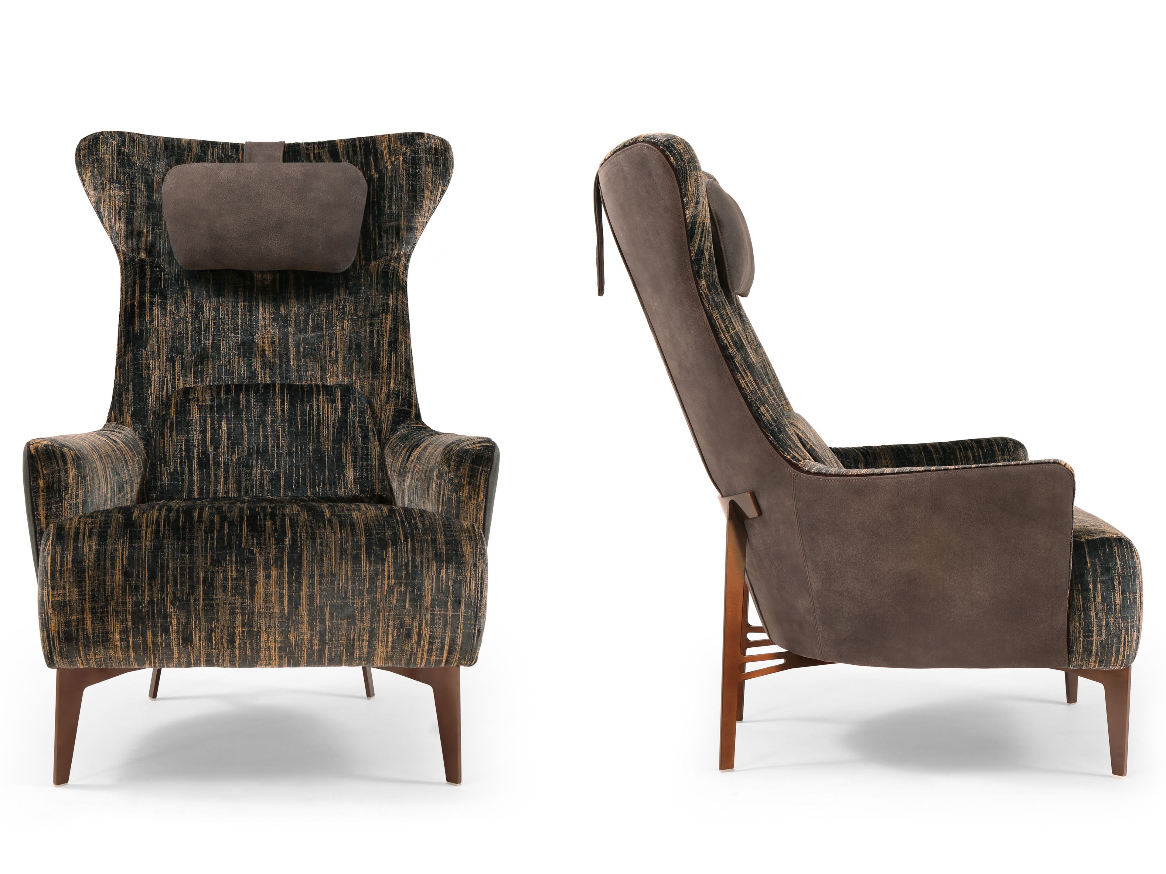 Бархатное кресло bergère Borzalino MIA ARCH-00088877 - Вид №2