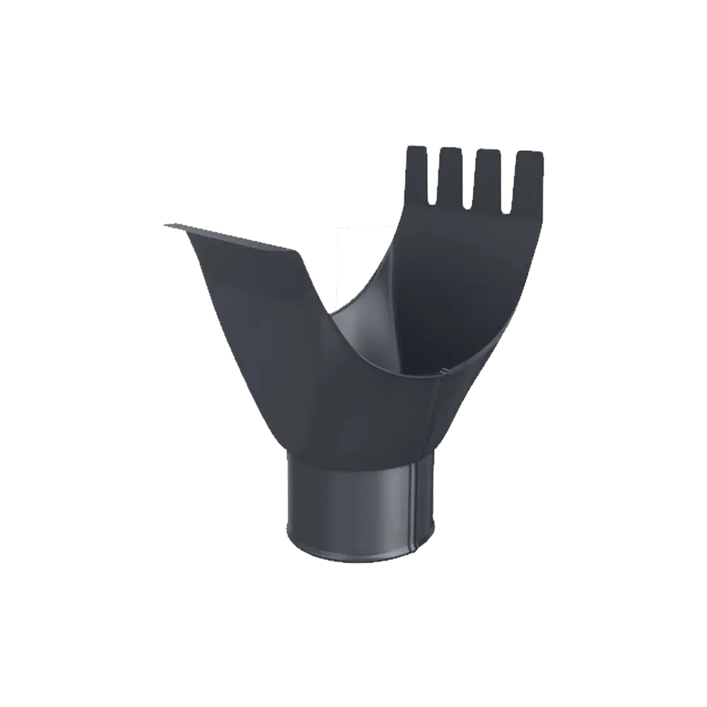 Воронка выпускная Ø90 мм темно-серая ВЕГА STLM-2114630