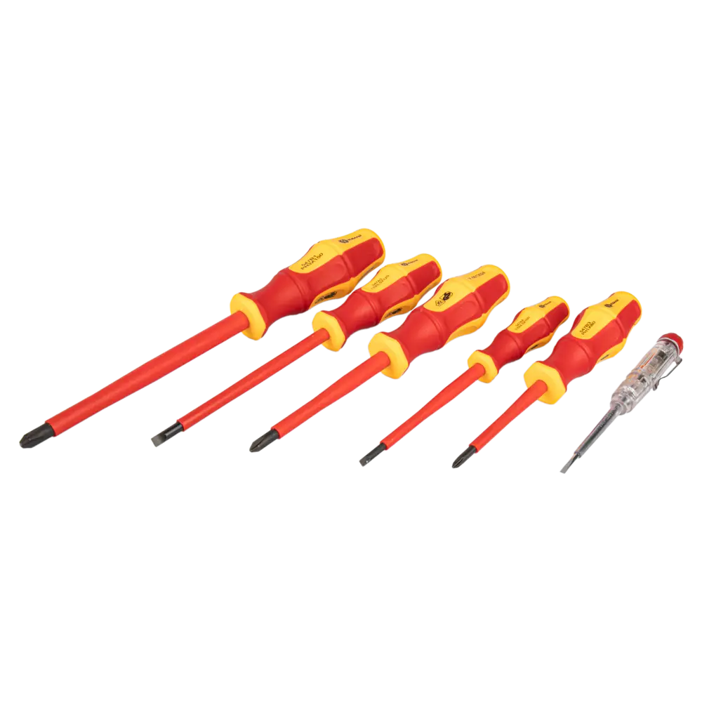 Набор диэлектрических отверток Кобальт 646-522, 6 предметов 89373951 STLM-1385467