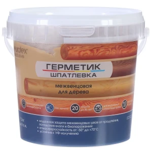 Герметик-шпатлевка для дерева шовный межвенцовый Eurotex Exclusive цвет тик 1.3 кг