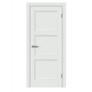 Комплект двери Трилло глухая 80x200 см Hardflex белый с добором 150 мм