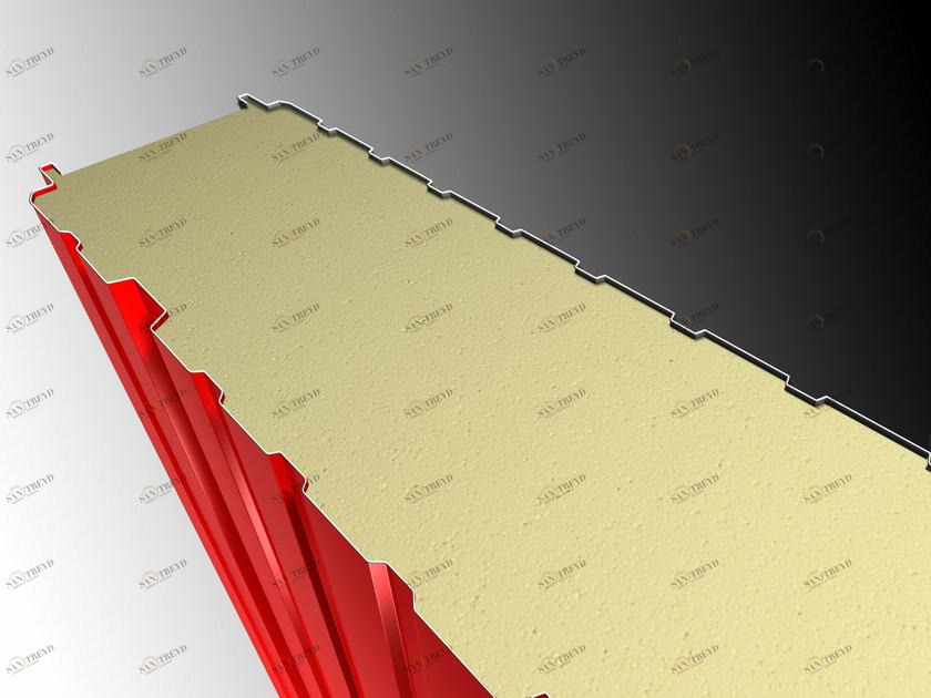 IsolPack Утепленная металлическая панель для фасада Alfa sun-id-1390500