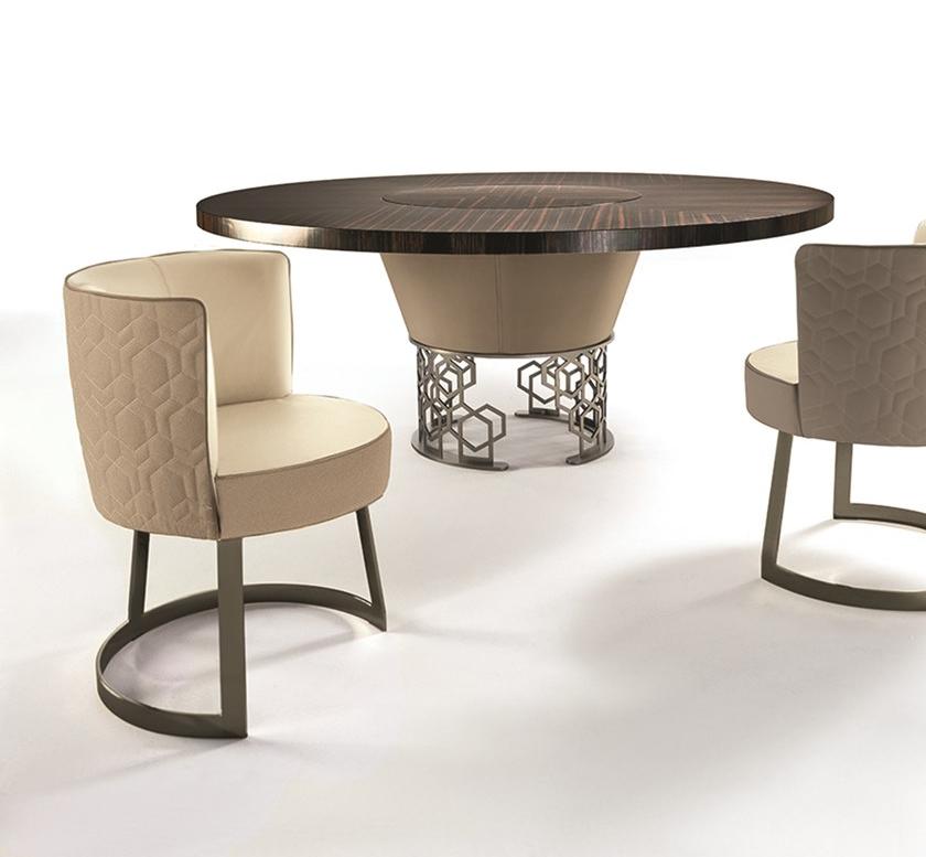 Longhi Круглый деревянный стол Loveluxe 2014 – royal collection T 140 - Вид №2