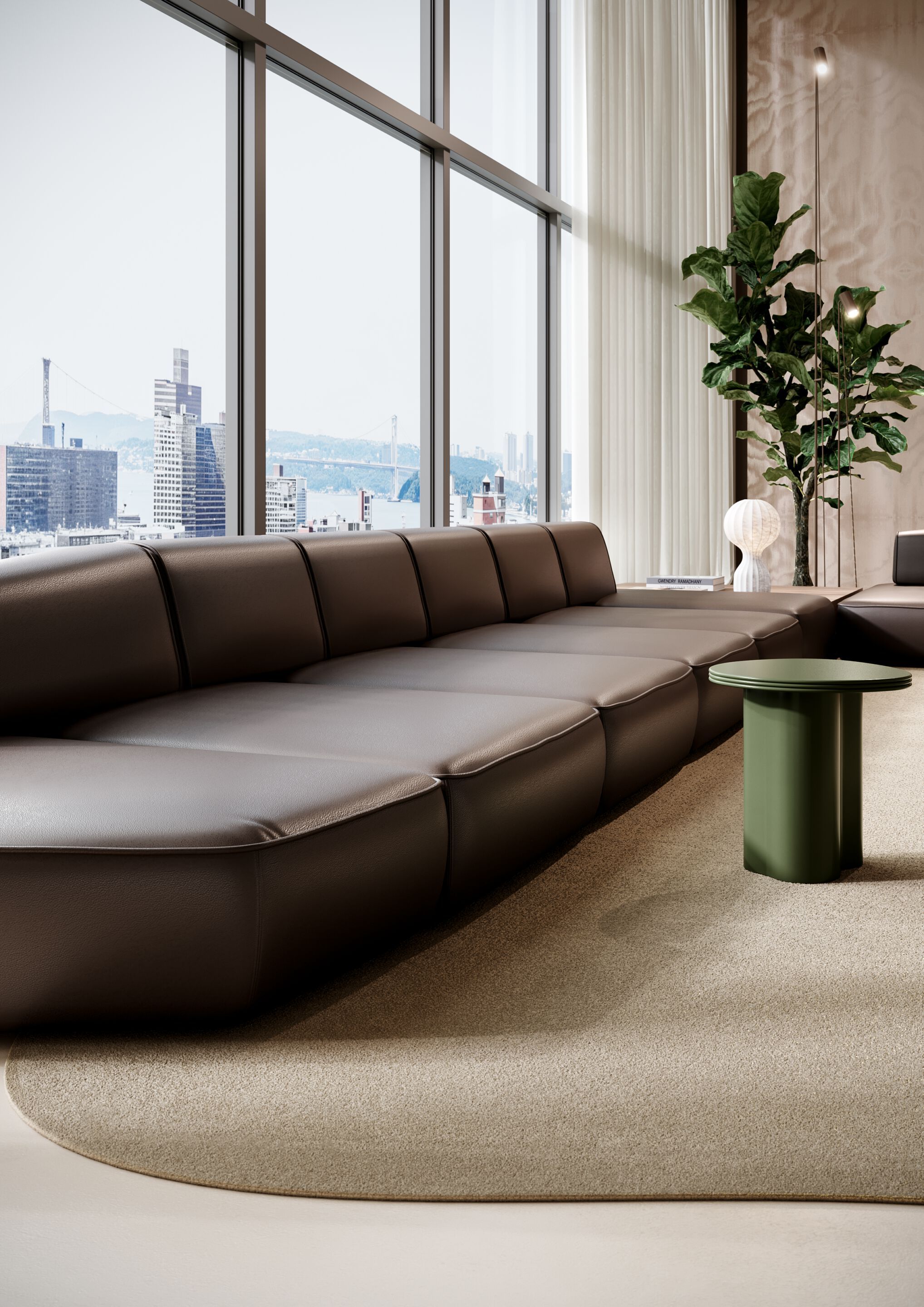 Модульный тканевый диван SITIA PAVÉ ARCH-00048383 - Вид №17