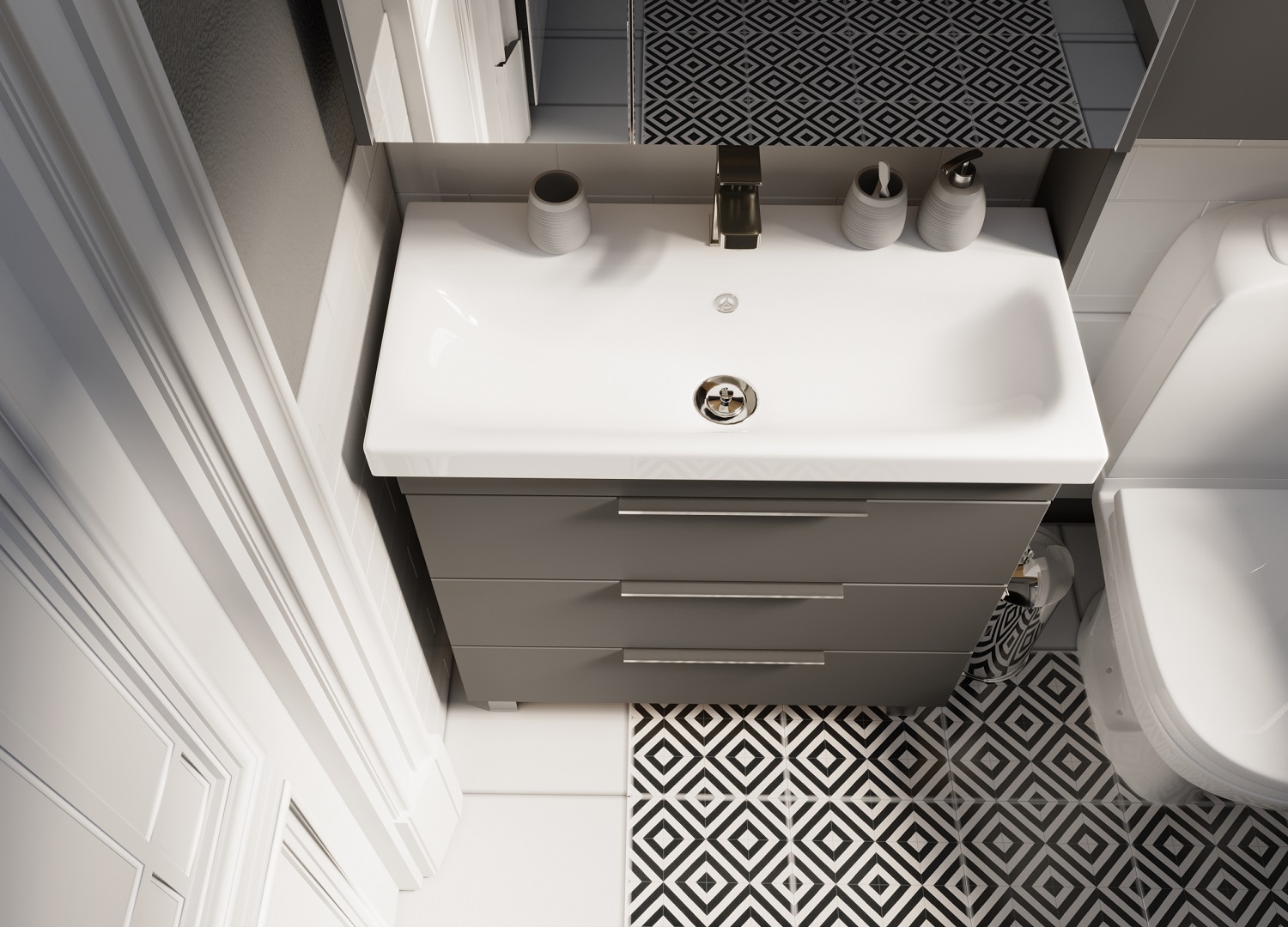 У92547 Тумба Gaula 80Н 3я Black 1 Marka Gaula  - Вид №1