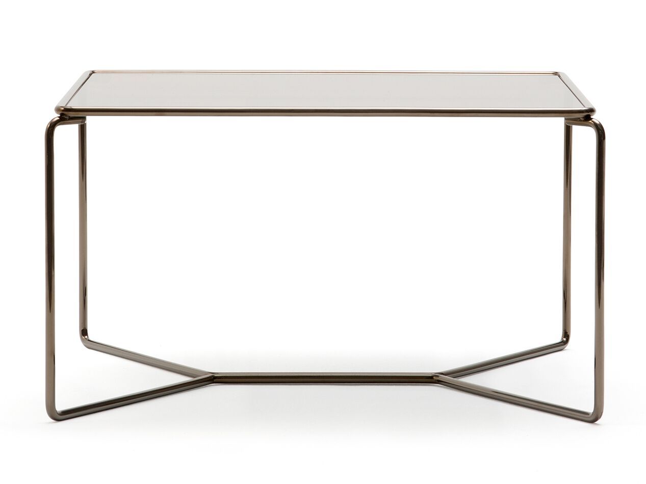 Стальной квадратный низкий журнальный столик Billiani ARCH-00108205