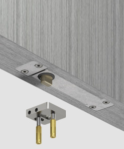 Деревянная висячая дверь