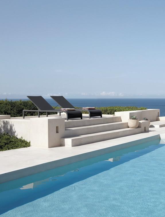 Лежак белый f8 текстиль белый Manutti Latona MNST919 - Вид №1