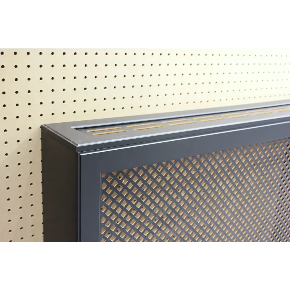 ЛАЙТ - Декоративный экран для радиатора 120×15 см черный МДФ 89397670 STLM-1534314 - Вид №1