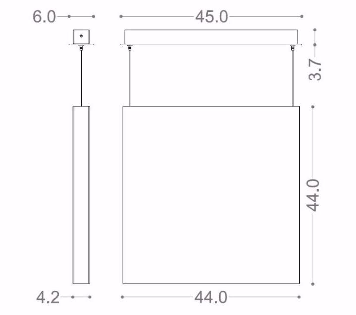PURALUCE Светодиодный подвесной светильник из алюминия Area sun-id-1448355 - Вид №3