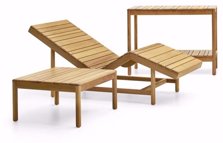 Varaschin Прямоугольная садовая консоль из тика Barcode 2187 - Вид №1