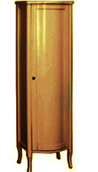 Витрина MIGLIORE Bella ML.BLL-VE450.DB с дверцей, нежно-голубой  - Вид №3