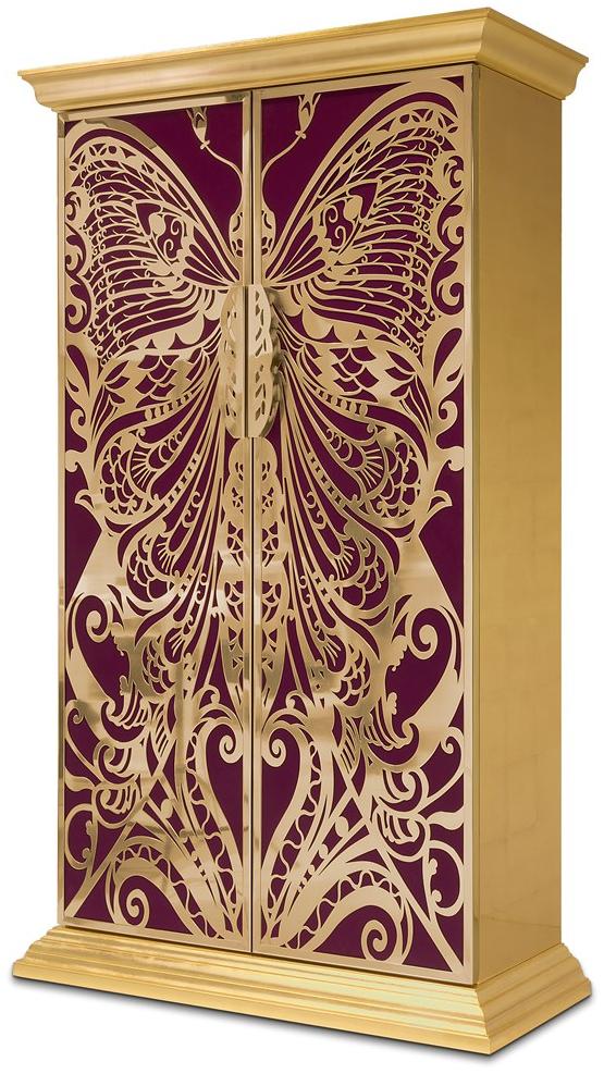 KOKET Шкаф с сусальным золотом с ящиками sun-id-1412528 - Вид №1