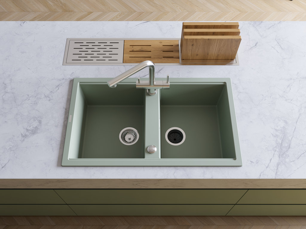 Кухонная мойка Kitagawa 86-2 WH OMOIKIRI 4993806 - Вид №2