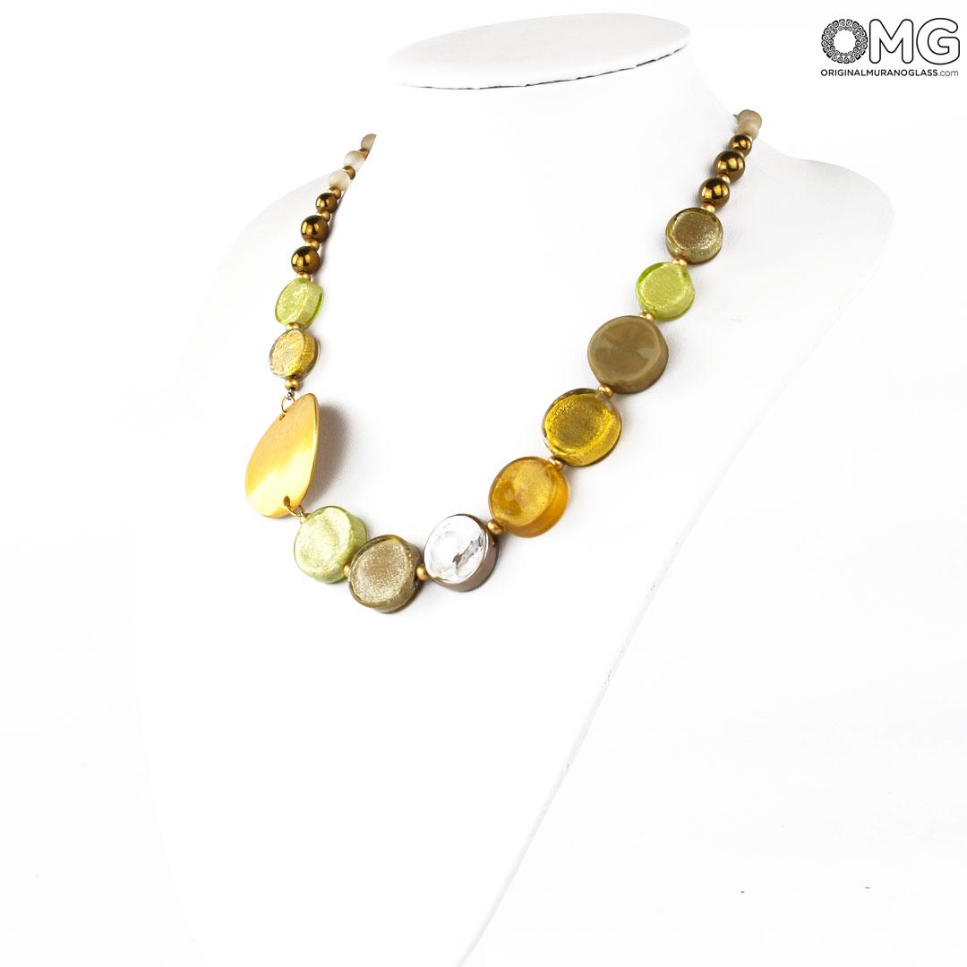 3959 ORIGINALMURANOGLASS Колье Исида - Коллекция Antica Murrina - муранское стекло OMG 45 см  - Вид №1