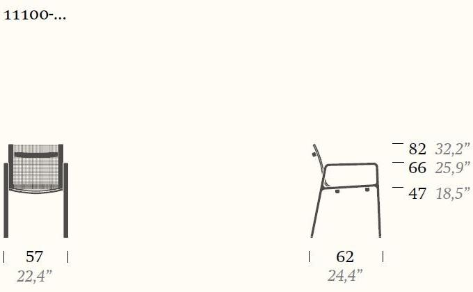 Kettal Штабелируемый мягкий садовый стул Park life sun-id-1442099 - Вид №2