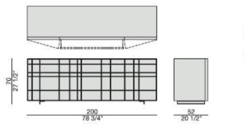 Porada Буфет из дерева Iron sun-id-1395358 - Вид №1