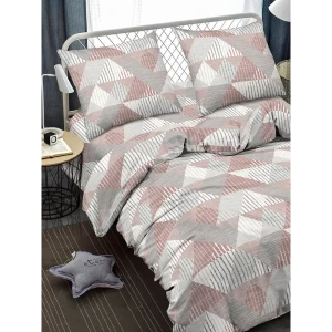 Комплект постельного белья Amore Mio Ранге евро полисатин бежевый