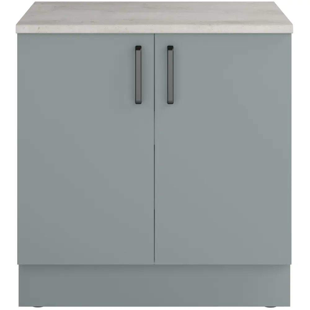 Кухонный шкаф напольный Неман 80x86x56 см ЛДСП цвет зеленый Santreyd STLM-2176087 - Вид №4