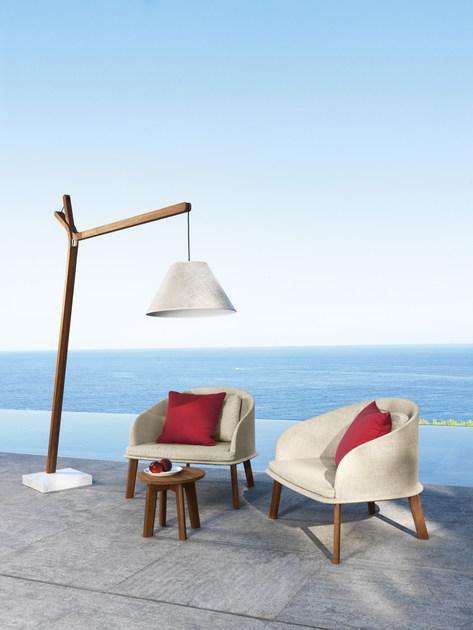Talenti Низкий круглый журнальный столик из тикового дерева Cleo teak sun-id-1425517 - Вид №3