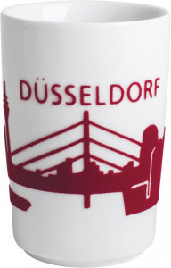 394605A26109C Пять чувств макси-чашки 0,35 л сенсорный! Дюссельдорф SKYLINE красный Kahla-porzellan