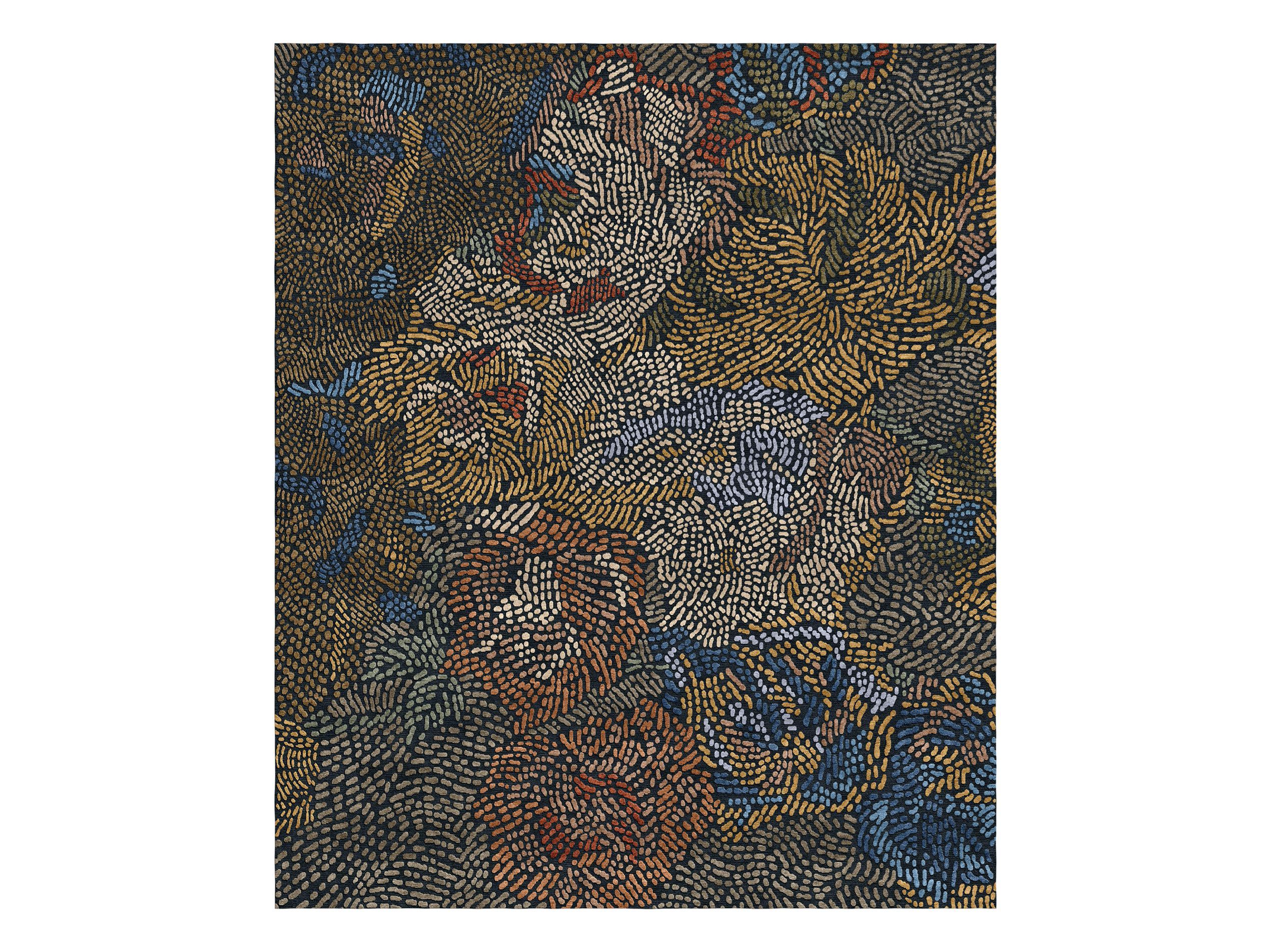 Ковер ручной работы из шерсти и шелка Tapis Rouge навсегда ARCH-00044144