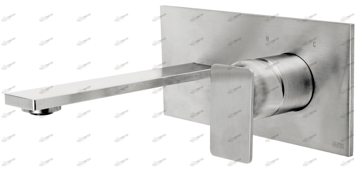 FIR Italia Наружная часть для настенного смесителя для раковины  PLAYSTEEL 58 58.1010.8 