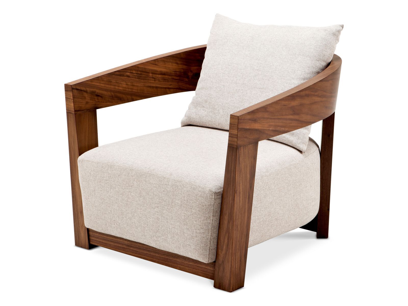 Тканевое кресло с подлокотниками Eichholtz RUBAUTELLI ARCH-00046244