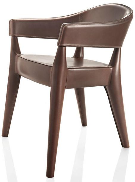 ALMA DESIGN Кожаное кресло с подлокотниками Jo sun-id-1435233 - Вид №1