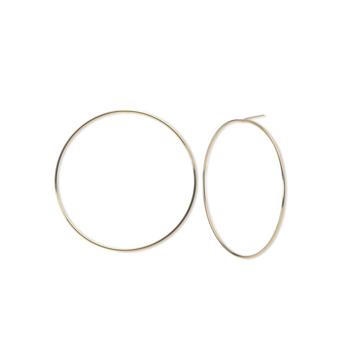 FL24 Серьги-гвоздики, кожа, латунь, позолота Flowersforzoe Santreyd 